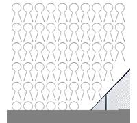 Vgvgaj Craves de clôture à liaison chaîne, liens avec fil de clôture - Fixer robuste Fixation haute résistance en acier galvanisé,Clips de de fil de câble robuste en acier pour une utilisation