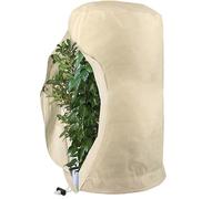 Vgvgaj Housse De Protection Hivernale pour avec Cordon Serrage Et Fermeture Éclair 60x80cm pour en Pot, Réutilisable Protection Contre Gel UV Abri D'hivernage Résistante Aux Intempéries