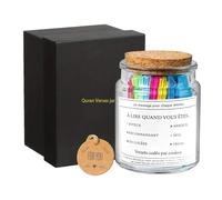 Vgvgaj Jar Du Verse Du Coran, Jarre D'espoir Et De Prière Avec Versets Colorés, Bouteille De Prière Avec Versets De Confort Spirituel, Pots En Verre Lisez-moi Quand Pour Un Soutien Émotionnel