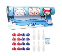 Vgvgaj Jeu Curling - Ensemble Combiné Bowling pour Table | Portable Cadeau Drôle pour Passionnés Filles Fan Étudiants Adultes Amis