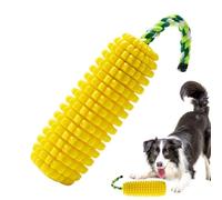 Vgvgaj Jouet pour Chien Maïs,Jouet De Nettoyage Dentaire pour Chiot,Entraîneur à Mâcher avec Couinement - pour Race Moyenne Grande Mastication Agressive Anti-Ennui Dentition Éducation