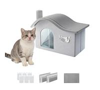 Vgvgaj Maison Rafraîchissante pour Animaux de Compagnie - Cave Pliable Anti-Morsure | Tanière Chien avec Packs de Glace - pour Chiots et Chatons, à Utiliser à l'intérieur comme à l'extérieur Pendant