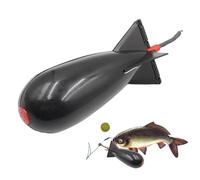 Vgvgaj Mangeoire De Pêche en Cage À Carpe Mangeoires À Fusées À Granulés Chargeur D'appâts De Pêche Fusée pour L'alimentation De Carpe Noir pour La Position