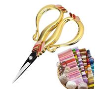 Vgvgaj Petits Ciseaux,Outil De Coupe Avec Design Cygne - Ciseaux À Fil Pour Les Travaux Crochet - Pour La Coupe Des Fils, Le Tricot, Le Crochet, Le Tissage, Le Perlage Et Les Fournitures Artistiques