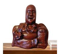 Vgvgaj Statue de Bouddha | Ornement de Bouddha à Collectionner avec Un Doigt d'honneur inattendu | Bouddha Feng Shui pour la Maison, Bureau intérieur, Table, étagère