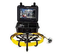 VGVSBG Caméra d'inspection des égouts de Drainage, caméra vidéo d'inspection des tuyaux avec Moniteur LCD de 9 Pouces WiFi sans Fil, Endoscope Industriel de canalisation d'égout de 23 mm