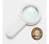 VGVSBG Loupe avec lumière, Grande loupe portative 30X éclairée pour la dégénérescence maculaire, Lecture pour Personnes âgées, Soudure, Inspection