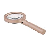 VGVSBG Loupe, loupe de Lecture portative 10X, Grande poignée de grossissement pour Lire Une Carte, Un Livre, Une Inspection, Une pièce de Monnaie, Un Insecte, Une Roche, des Mots croisés, des Enfants