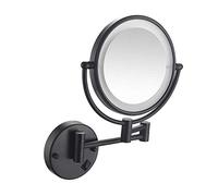 VGVSBG Miroir de Maquillage Mural, Miroir de Maquillage éclairé de 8 Pouces avec grossissement, Extensible des Deux côtés avec Vue sans Distorsion, Bras Extensible, po