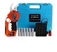 VGVSBG Sécateur électrique pour Branches d'arbres, 8 V, 150 W, sécateur Professionnel sans Fil avec Batterie au Lithium de 6 2 Ah, Kits d'outils électriques d'élagage d'arbres tranchants