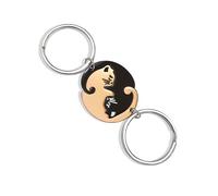 VGWON Porte Clef Couple, Cadeau Saint Valentin pour Lui/Elle