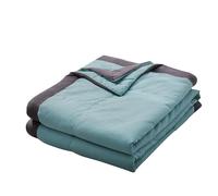 VGy563 Couverture de glace légère et portable pour dormeurs chauds - Toutes saisons - Pour voyage, camping - Noir - 200 x 140 cm