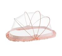 VGy778 Lot de 2 grandes tentes portables pliables pour lit, camping, voyage, terrasse, extérieur, berceau, tente en maille pour chambre d'adultes et de bébés (288 x 99 x 71 cm) (F, 60 x 55 x 1,5 cm)