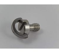 vhbw 1/4" Vis de trépied pour Appareil Photo, Reflex numérique DSLR - avec Anse, métal, argenté, 15mm