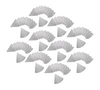 vhbw 100x Filtres coniques pour ventilation, VMC par ex. compatible avec Helios, Maico, Pluggit, Zehnder - Filtre d'évacuation G4, DN 100, blanc