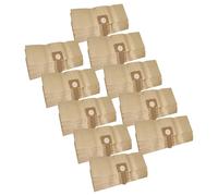 vhbw 100x Sacs compatible avec FIF NTS 30, 20, 3000 (R), 3000 aspirateur - volume de 20 l 45cm x 20cm marron