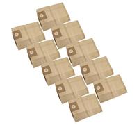 vhbw 100x Sacs compatible avec Kärcher WD 5.000 - WD 5.999, Xpert NT 360 aspirateur - 27cm x 27cm marron