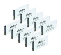 vhbw 10x Batterie Compatible avec Doro 2424 téléphone Portable (650mAh, 3,7V, Li-ION)