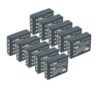 vhbw 10x Batterie Compatible avec HBC Radiomatic Quadrix, Patrol T, Patrol S, Patrol L télécommande Remote Control (2000mAh, 3,6V, NiMH)