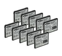 vhbw 10x Batterie compatible avec Midland PMR446, PMR446+, 777 radio talkie-walkie (700mAh, 3,7V, Li-ion)