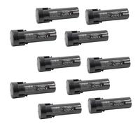 vhbw 10x Batterie compatible avec Panasonic EY6220B, EY6220D, EY6220DR, EY9021, EY9021B, EY903 outil électrique (3300mAh NiMH 2,4V)