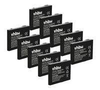 vhbw 10x Batterie Compatible avec Siemens SP65 Emoty | téléphone fixe sans fil (750mAh, 3,7V, Li-ion)