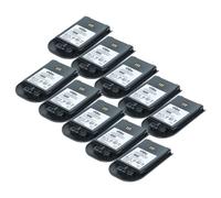 vhbw 10x Batterie compatible avec Unify Openstage WL3, WL3 Plus téléphone fixe sans fil (930mAh, 3,7V, Li-ion) noir