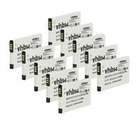 vhbw 10x Batterie remplacement pour Siemens Gigaset V30145-K1310K-X444, V30145-K1310-X445 pour téléphone fixe sans fil (700mAh, 3,7V, Li-ion)