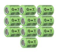 vhbw 10x Batteries Remplacement pour 1/3AAA pour modéle RC (150mAh, 1,2V, NiMH)