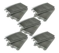 vhbw 10x Brosse Compatible avec Zodiac Vortex 3, 4, 2 Robot aspirateur de Piscine - en PVC, 21 x 12,5 x 2,4 cm