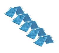 vhbw 10x Brosse Compatible avec Zodiac Voyager, Sweepy Free, Indigo Robot aspirateur de Piscine - en Caoutchouc, 30,5 x 24,4 x 5,8 cm