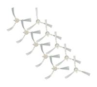 vhbw 10x Brosse latérale compatible avec Rowenta Smart Force Essential RR6943WH, RR6925WH, RR6927WH robot aspirateur - Lot de brosses, gris/bleu