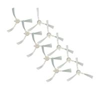 vhbw 10x Brosse latérale compatible avec Rowenta X-plorer série 45 RR8227 robot aspirateur - Lot de brosses, gris / bleu