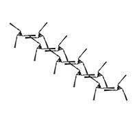 vhbw 10x Brosse latérale compatible avec Yujin iClebo Arte robot aspirateur - Lot de brosses, gauche/droite, noir