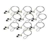 vhbw 10x Câble antivol Kensington pour Ordinateur Portable