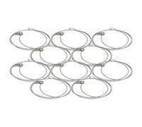 vhbw 10x Câble antivol Kensington pour Ordinateur Portable
