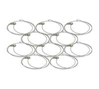 vhbw 10x Câble antivol Kensington pour ordinateur portable, notebook - Verrou de sécurité avec serrure à combinaison, 1,8 m