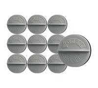 vhbw 10x Capuchon à visser pour filtre à cartouche compatible avec Kärcher NT27/1, NT 20/1 Me Classic aspirateur gris/blanc