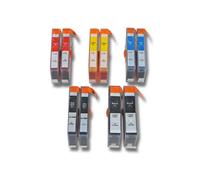 vhbw 10x cartouche d'encre compatible lot pour HP Deskjet 3070, 3070a, 3070a e-All-In-One