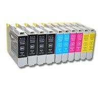 vhbw 10x Cartouches d'encre imprimantes, compatible avec Brother MFC-260C, MFC-440CN Rempl. Série LC-1000 / LC-970 G