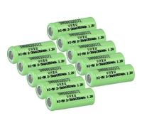 vhbw 10x Cellules de Batterie H4002-350 mAh, 1,2 V, NiMH