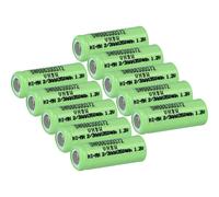 vhbw 10x Cellules de batterie H4002 - 350 mAh, 1,2 V, NiMH