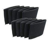 vhbw 10x filtre compatible avec Einhell aspirateur - Filtre en mousse noir