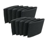 vhbw 10x filtre compatible avec Einhell aspirateur - Filtre en mousse noir