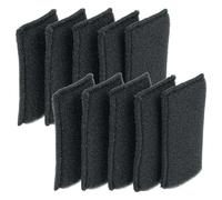 vhbw 10x filtre compatible avec Einhell TE-VC 18/10 Li-Solo, 18/10 Li-Solo; EX; NA aspirateur - Filtre en mousse noir