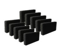 vhbw 10x filtre mousse compatible avec Gorenje SP10/321 D8565NA, SP10/321 D8565N, SP10/321 D8565NR, SP10/321 D8565NO, SP10/321 D8565NB sèche-linge