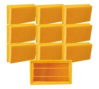 vhbw 10x filtre plissé plat compatible avec Hilti VC-20, VC 40 UM, VC-40, VC 20 UM aspirateur sec/humide, aspirateur - Élément filtrant