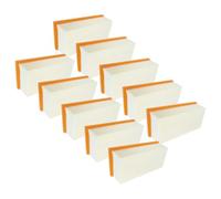 vhbw 10x filtre plissé plat compatible avec Kärcher IVC 60/24-2 Ap, IVC 60/30 Ap aspirateur sec/humide, aspirateur industriel