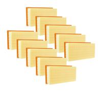 vhbw 10x filtre plissé plat L - M compatible avec Festool CT 22 E, CT 11 E, CT 44 E/LE, CT 33 E/LE aspirateur sec/humide, aspirateur