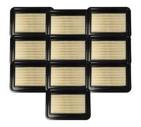 vhbw 10x filtre plissé plat remplacement pour Stihl 4786 703 5902 pour aspirateur - Élément filtrant